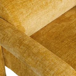 Lenny fauteuil in grove textuur goud/geel