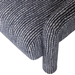 Lenny fauteuil met dessin grijsblauw