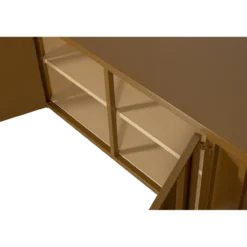 Level tv meubel metaal honinggeel 44x160 cm
