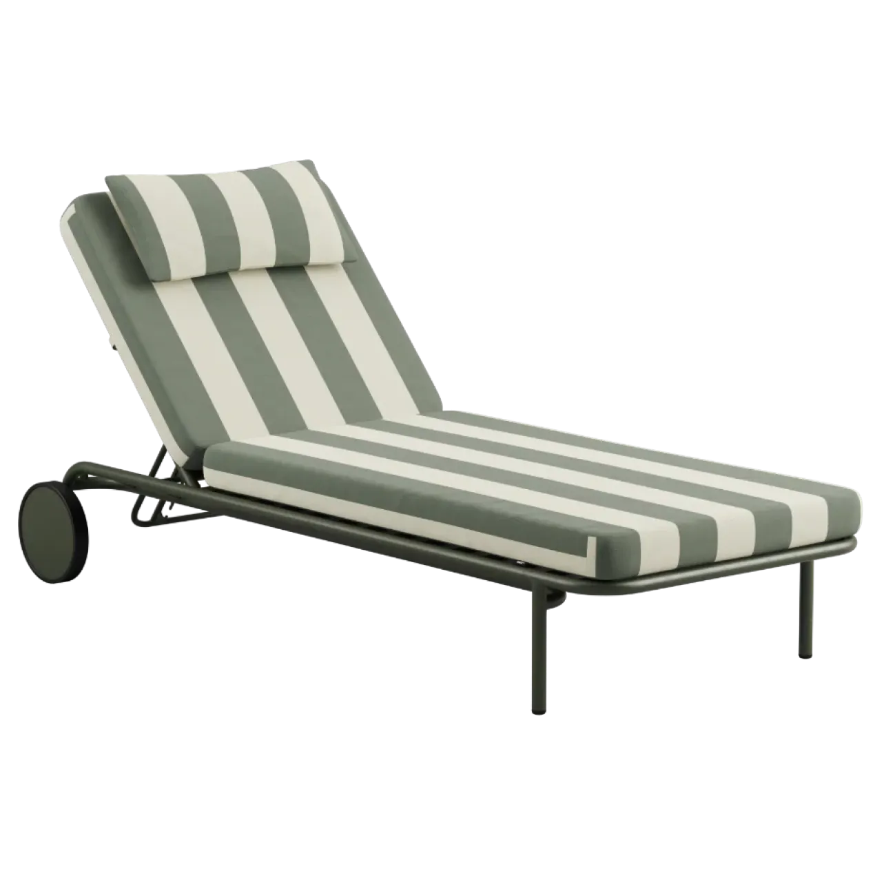 Ligbed Mollis sunbed olive