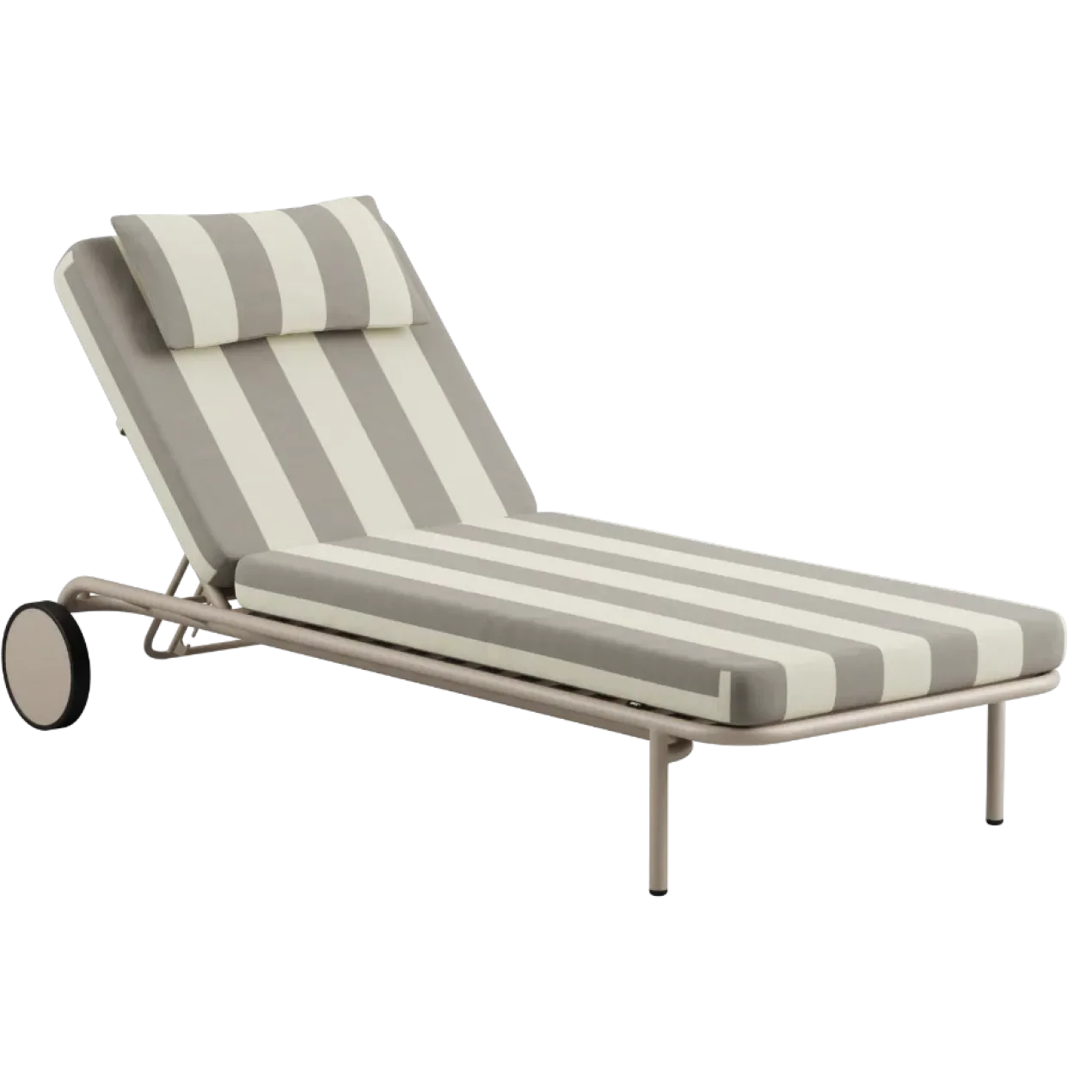 Ligbed Mollis sunbed taupe
