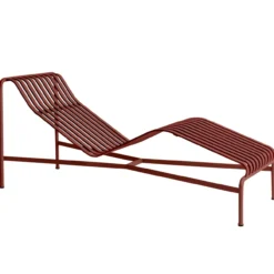 Ligbed Palissade Chaise Longue iron red