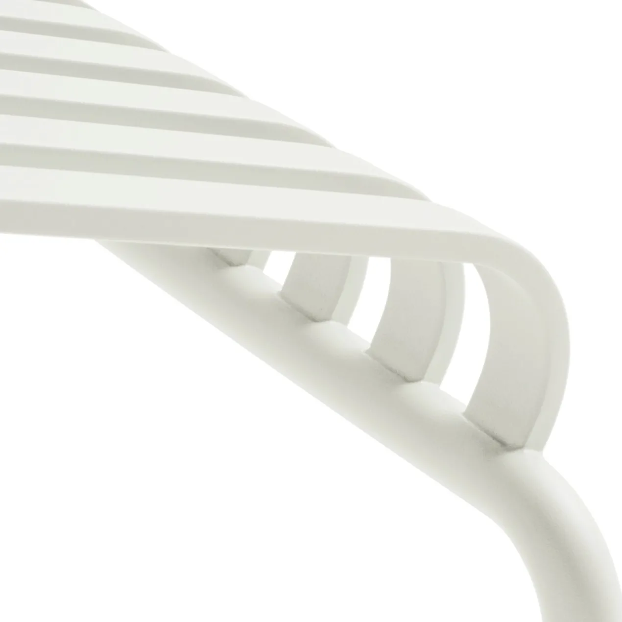 Ligbed Palissade Chaise Longue cream white