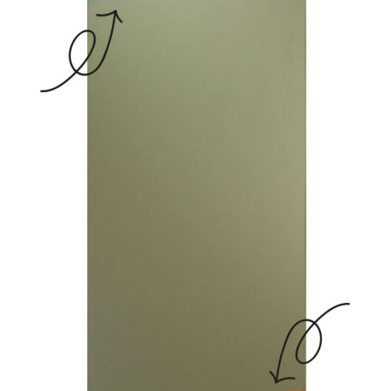 Lijst leer magneet 50 cm (2 stuks) COGNAC-2stuks