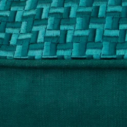 Linnen kussen richstitch Kussen richstitch peacockgreen