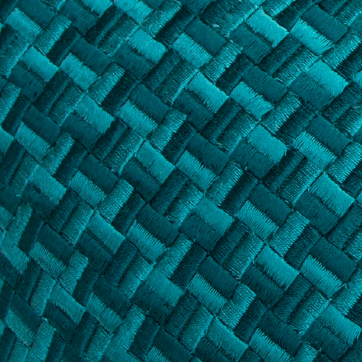 Linnen kussen richstitch Kussen richstitch peacockgreen