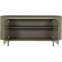 Liora tv meubel/dressoir hout hoogglans groen [fsc]