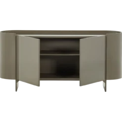 Liora tv meubel/dressoir hout hoogglans groen [fsc]