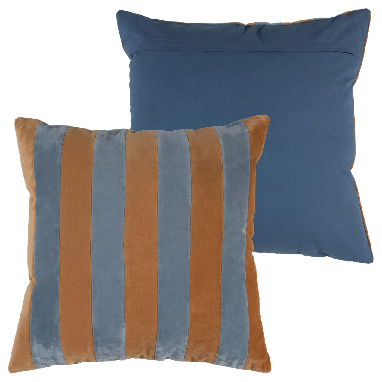 Lira kussens blauw/oranje - set van 4
