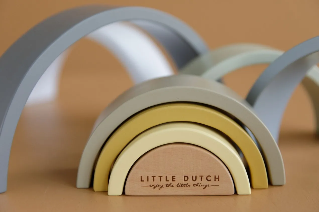 Little Dutch Houten regenboog donkerblauw