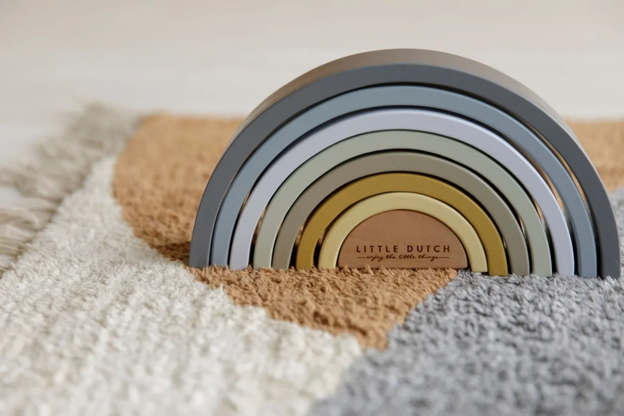 Little Dutch Houten regenboog donkerblauw