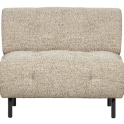 Lloyd fauteuil grof geweven naturel melange