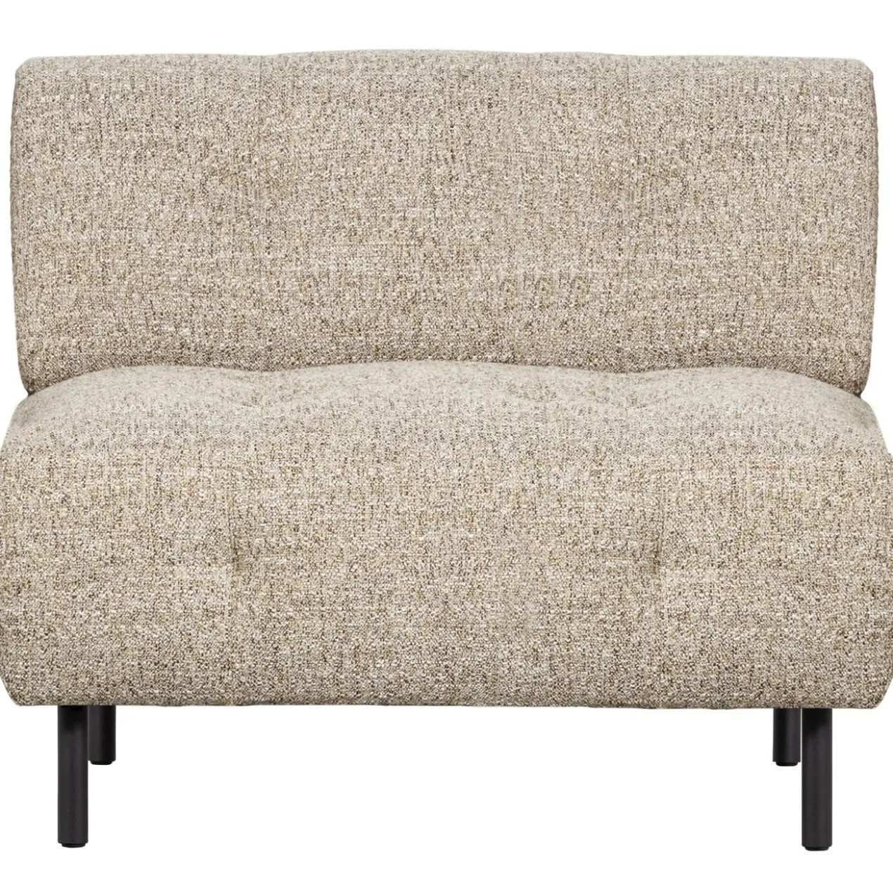 Lloyd fauteuil grof geweven naturel melange