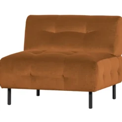 Lloyd fauteuil velvet kaneel