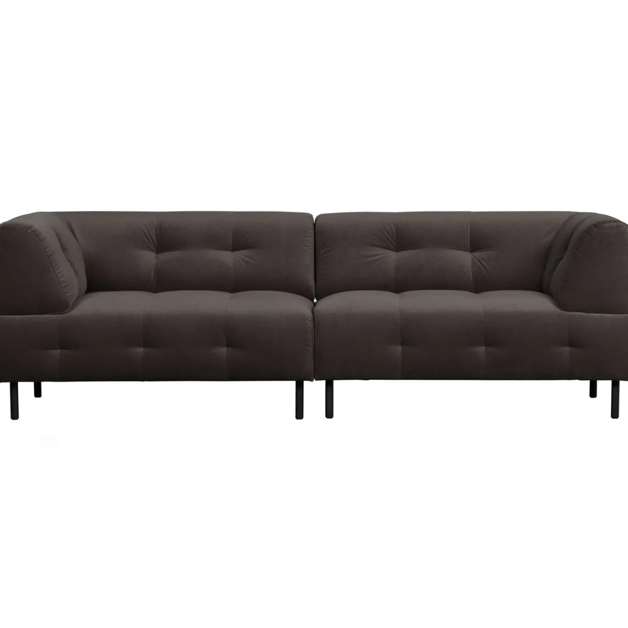 Lloyd 4-zits bank gewassen velvet cast iron