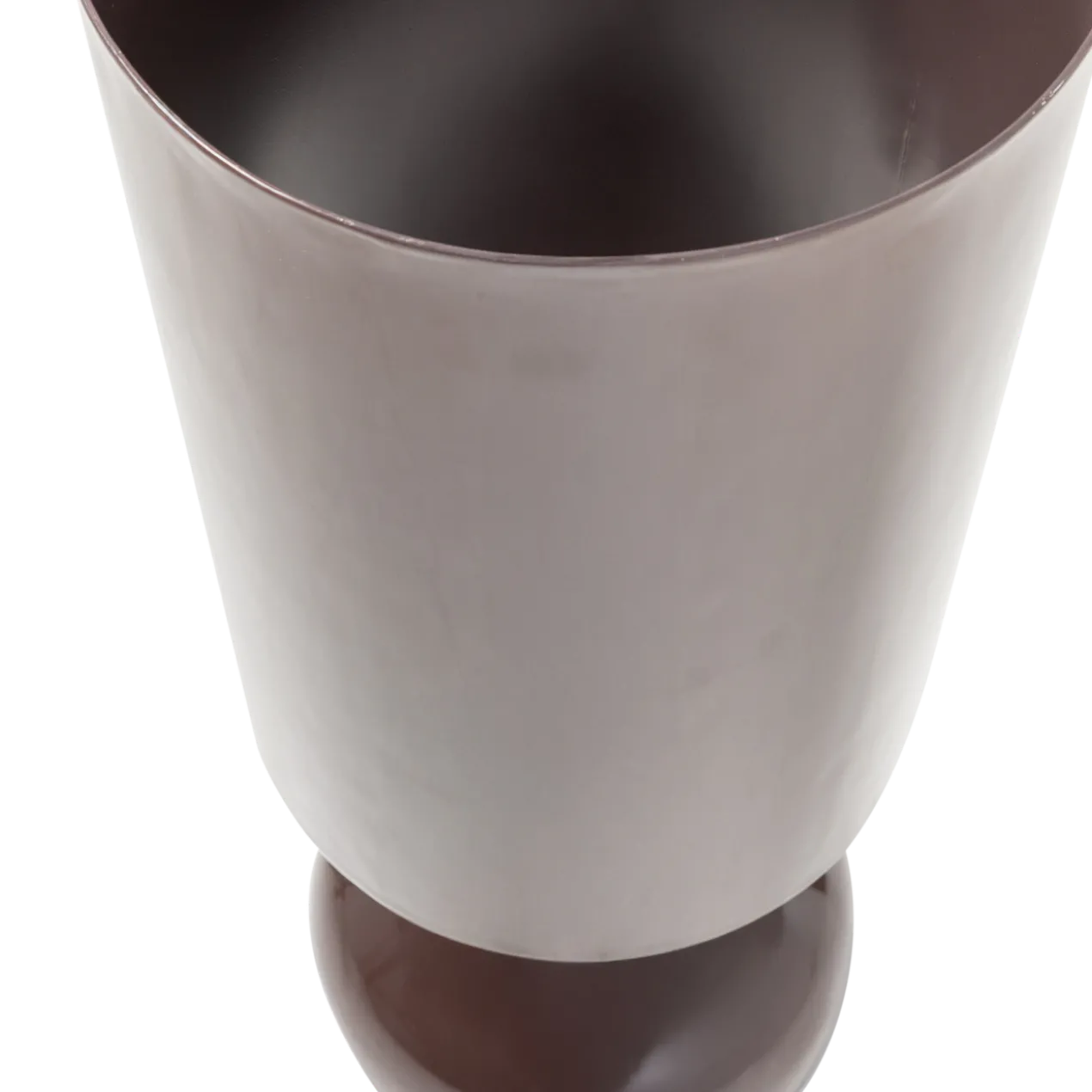 Loa tafellamp xl metaal hoogglans bruin