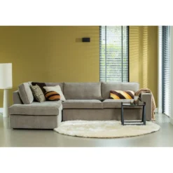 Loft vloerlamp metaal/boucle naturel 130xo30 cm