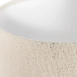 Loft vloerlamp metaal/boucle naturel 130xo30 cm