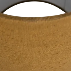 Loft vloerlamp metaal/boucle tapenade 130xo30 cm