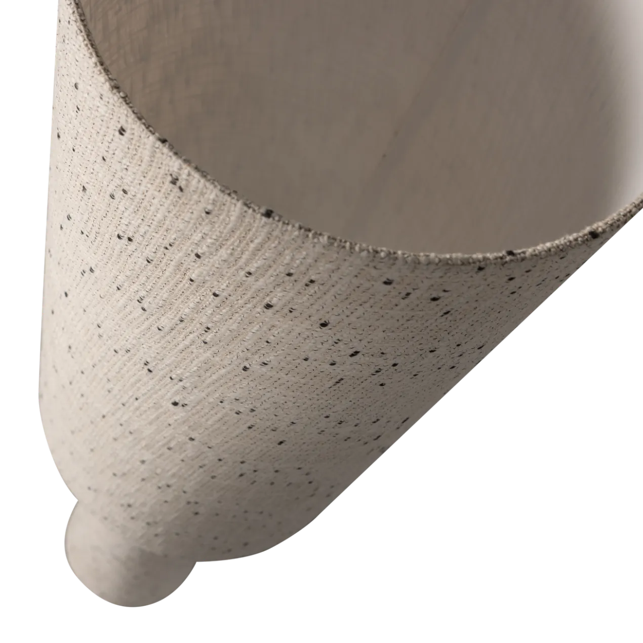 Loft vloerlamp metaal/boucle naturel met stippen 130xo30 cm