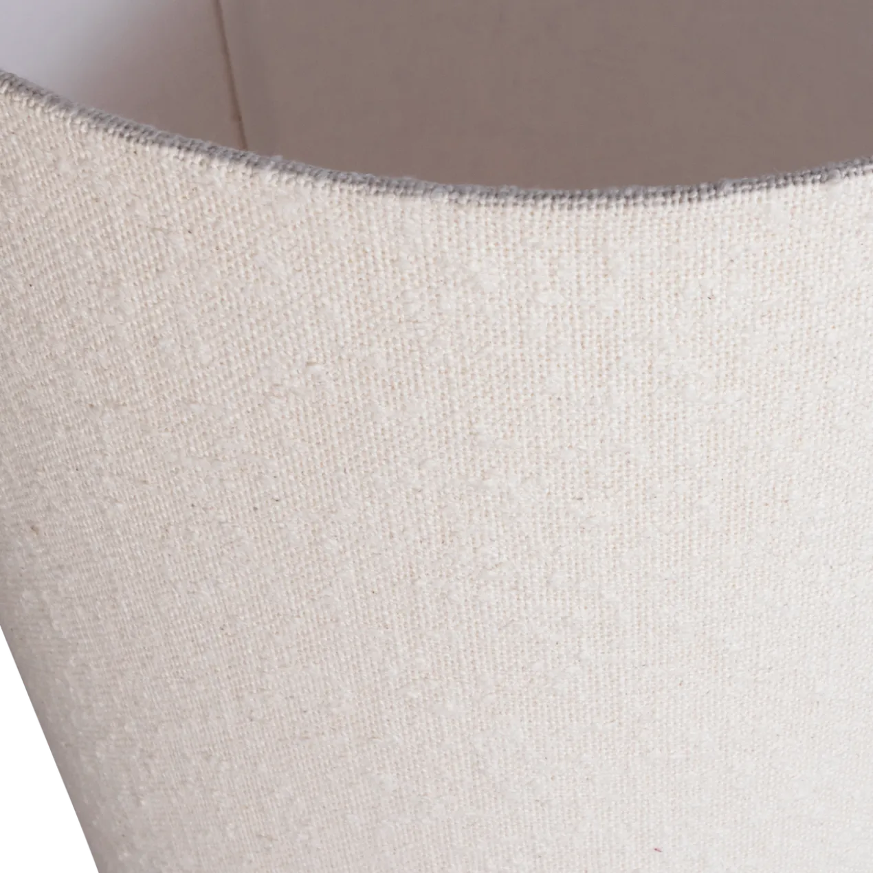 Loft vloerlamp xl metaal/boucle naturel 187xo35 cm