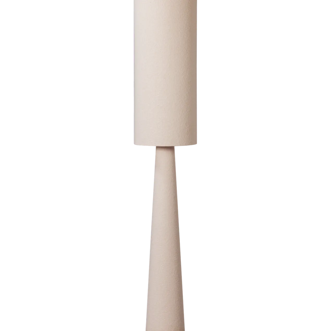 Loft vloerlamp xl metaal/boucle naturel 187xo35 cm