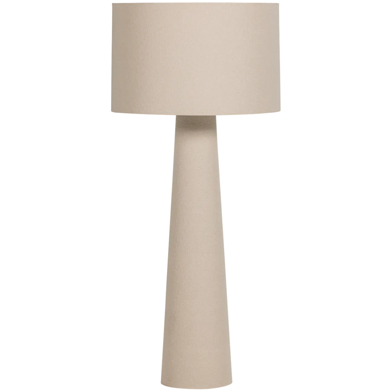 Loft vloerlamp xxl metaal/boucle naturel 160xo70 cm