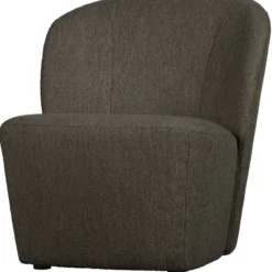 Lofty fauteuil boucle bruin