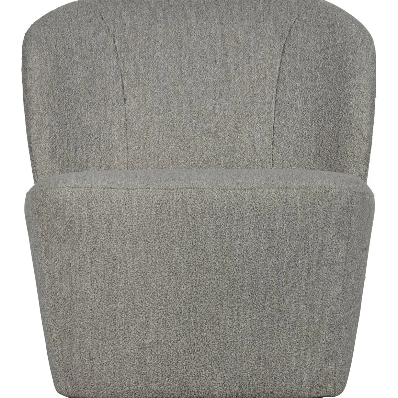 Lofty fauteuil boucle grijs
