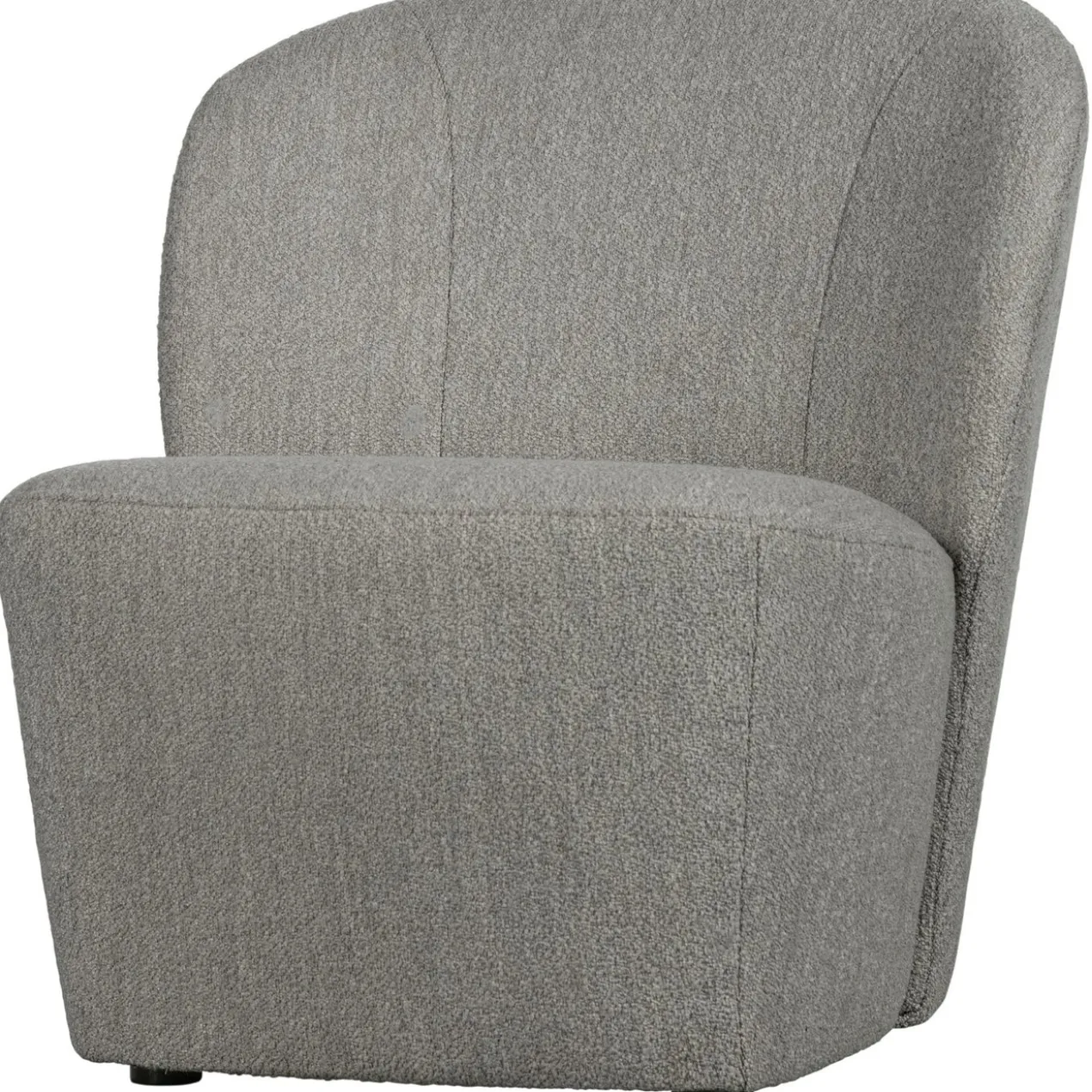 Lofty fauteuil boucle grijs