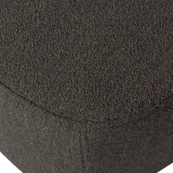 Lofty hocker boucle bruin