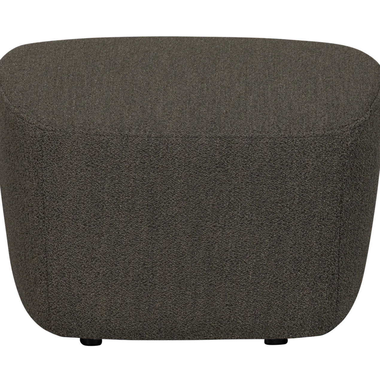 Lofty hocker boucle bruin