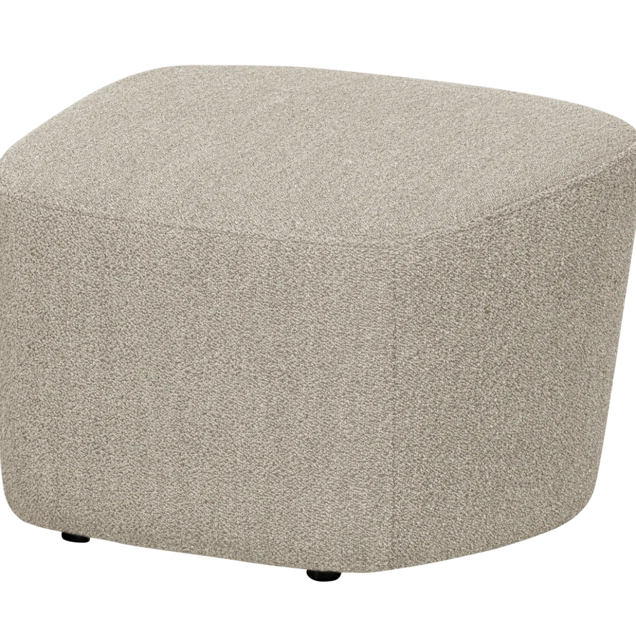 Lofty hocker boucle naturel