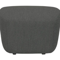 Lofty hocker boucle staalgrijs