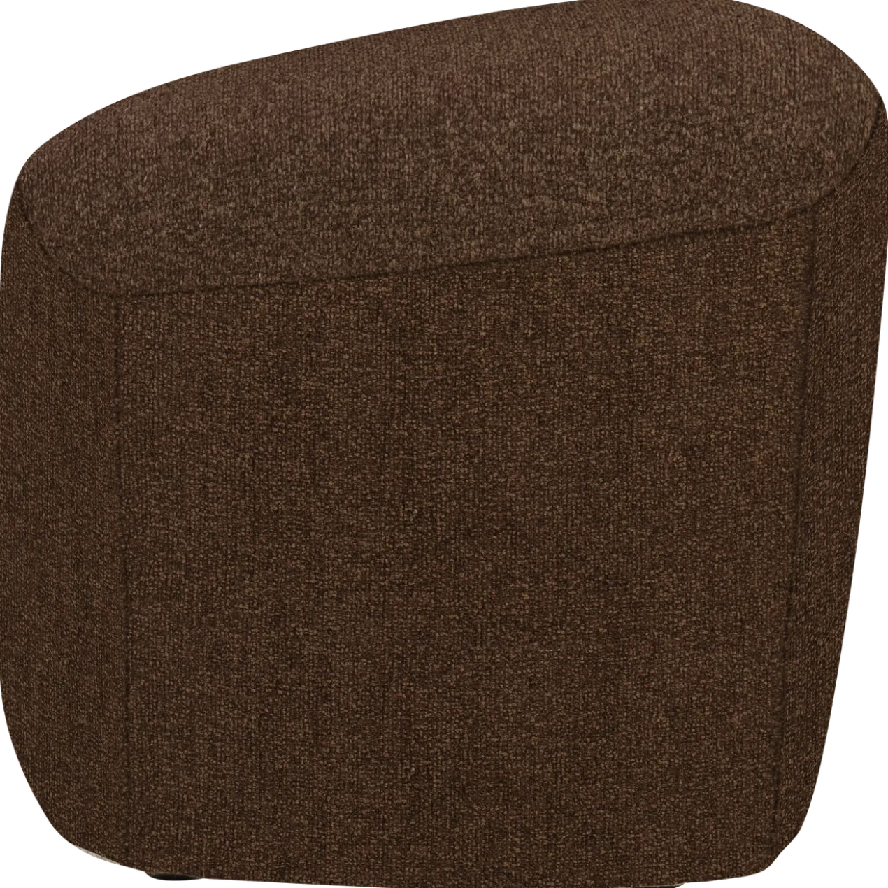 Lofty hocker melange bruin