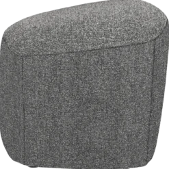 Lofty hocker melange grijs