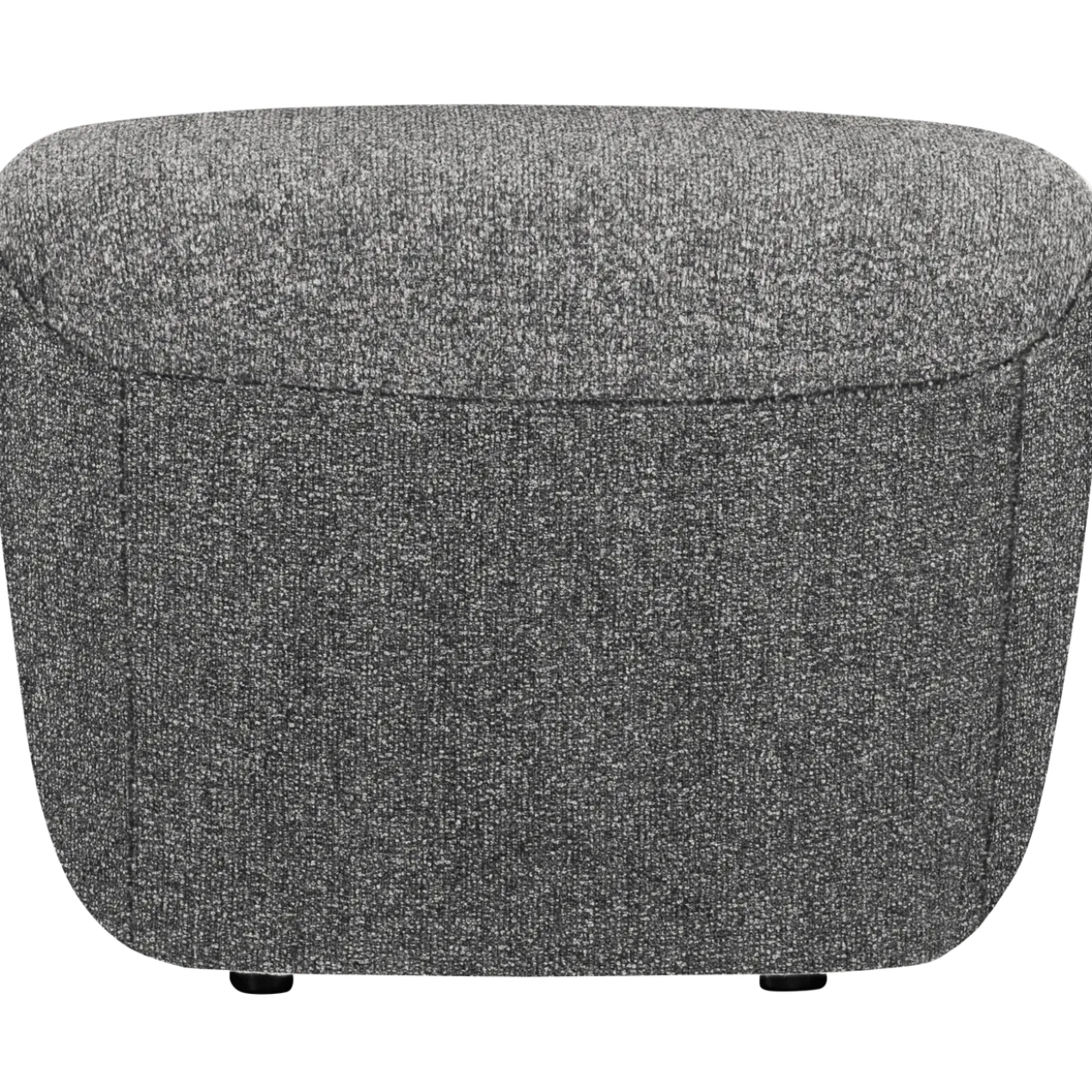 Lofty hocker melange grijs