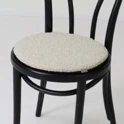 Lot zitkussen bouclé beige