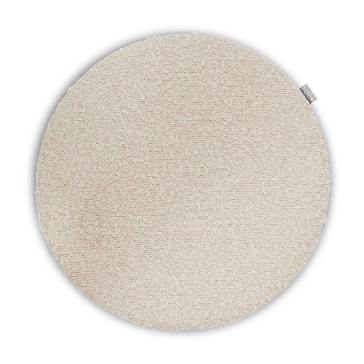 Lot zitkussen bouclé beige