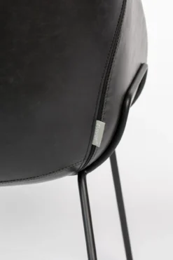 Lounge chair feston black