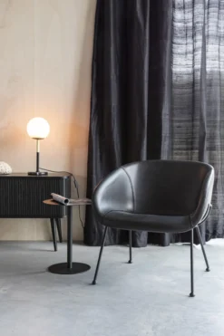 Lounge chair feston black