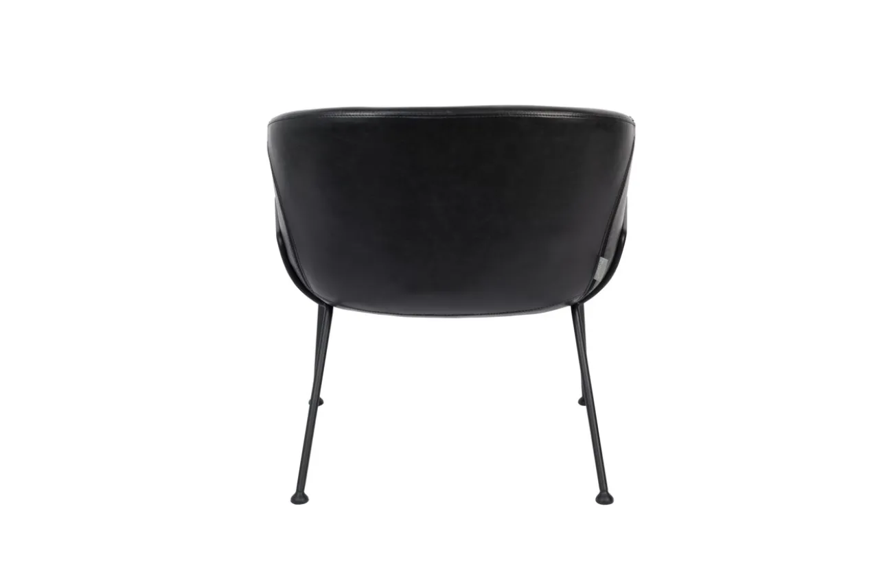 Lounge chair feston black
