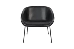 Lounge chair feston black