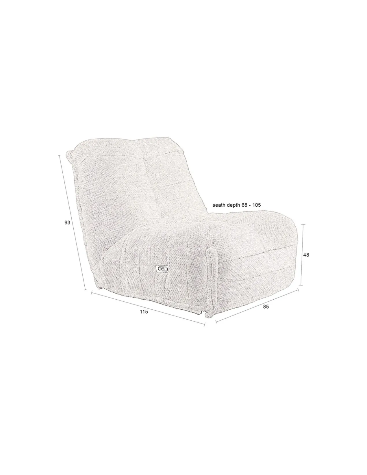 Lounge chair hamilton recliner