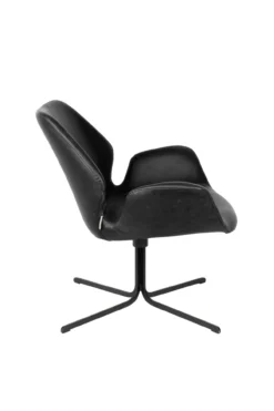 Lounge chair nikki all black