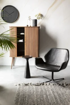 Lounge chair nikki all black