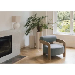 Lounge chair oolong ocean blue