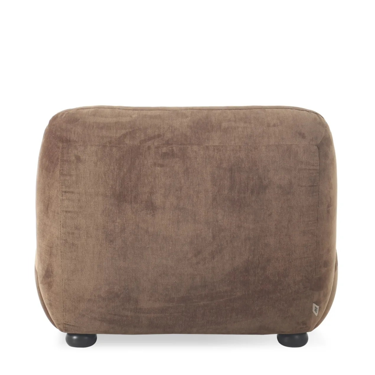 Lounge Chair Wyatt Velours Cognac