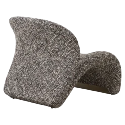 Lounge fauteuil Gaia Donkerbruin gemêleerd