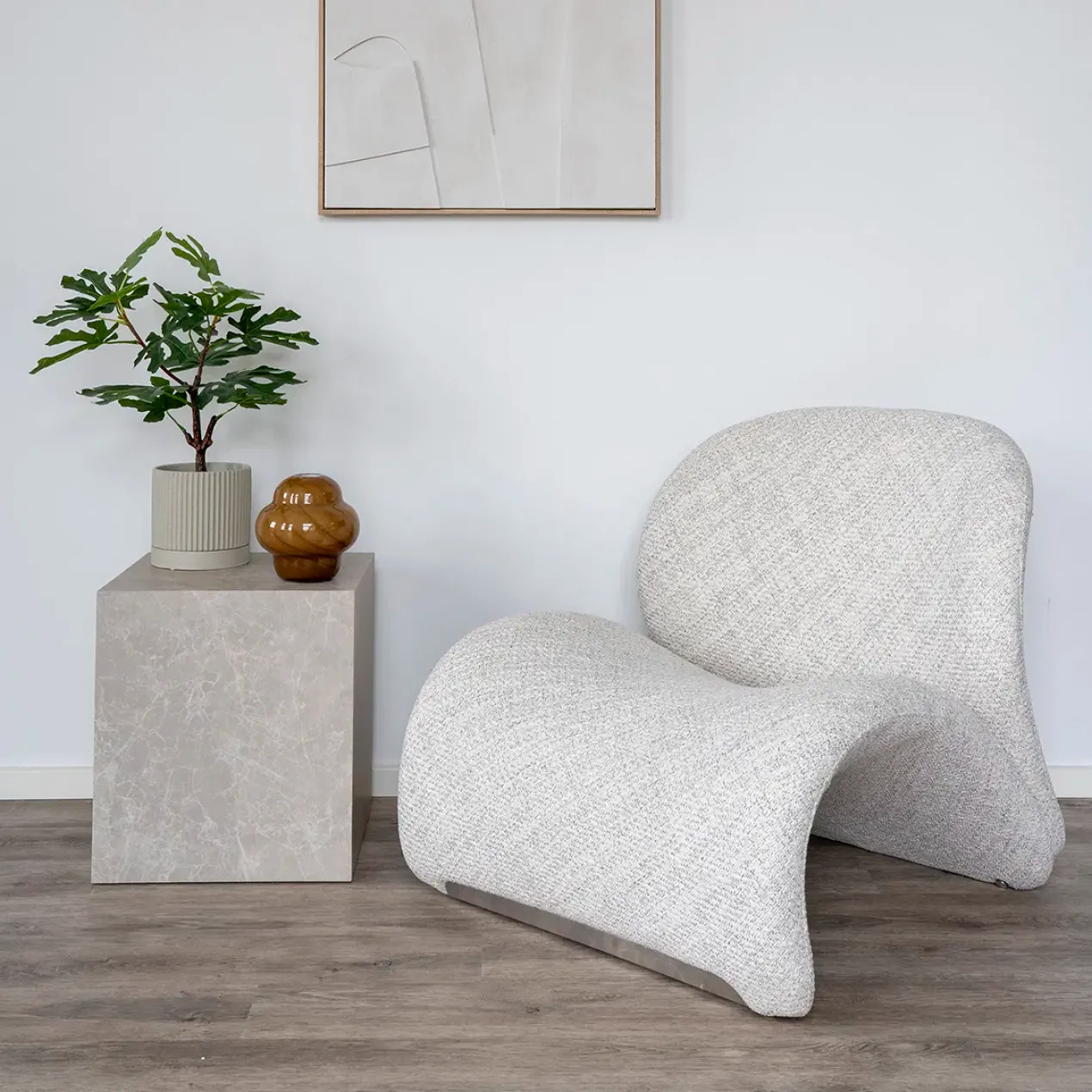 Lounge fauteuil Gaia Zand
